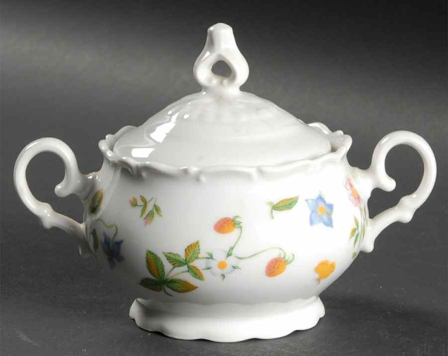 French Country Sugar Bowl & Lid by Baum Brothers-1