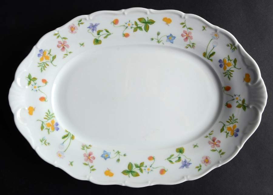 French Country 12" Oval Serving Platter by Baum Brothers-1