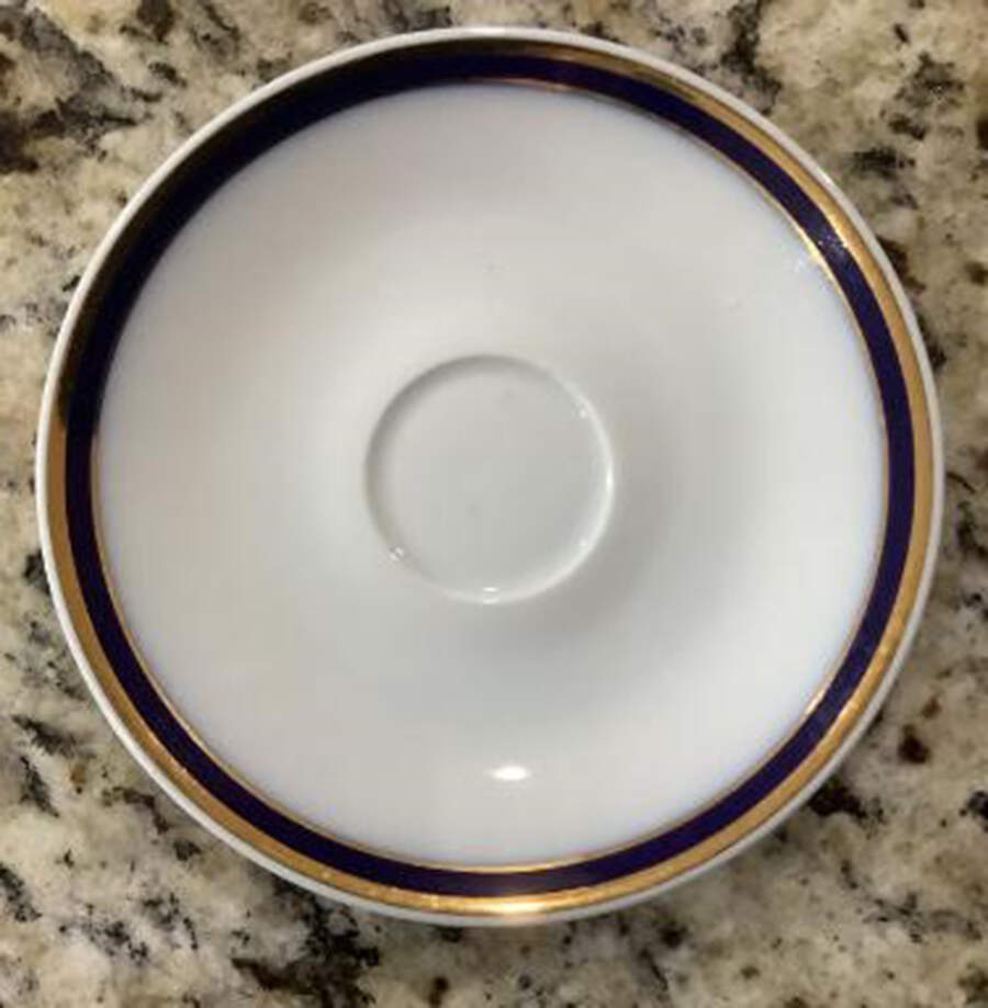 Jasmine Saucer for Flat Demitasse Cup by Baum Brothers-1