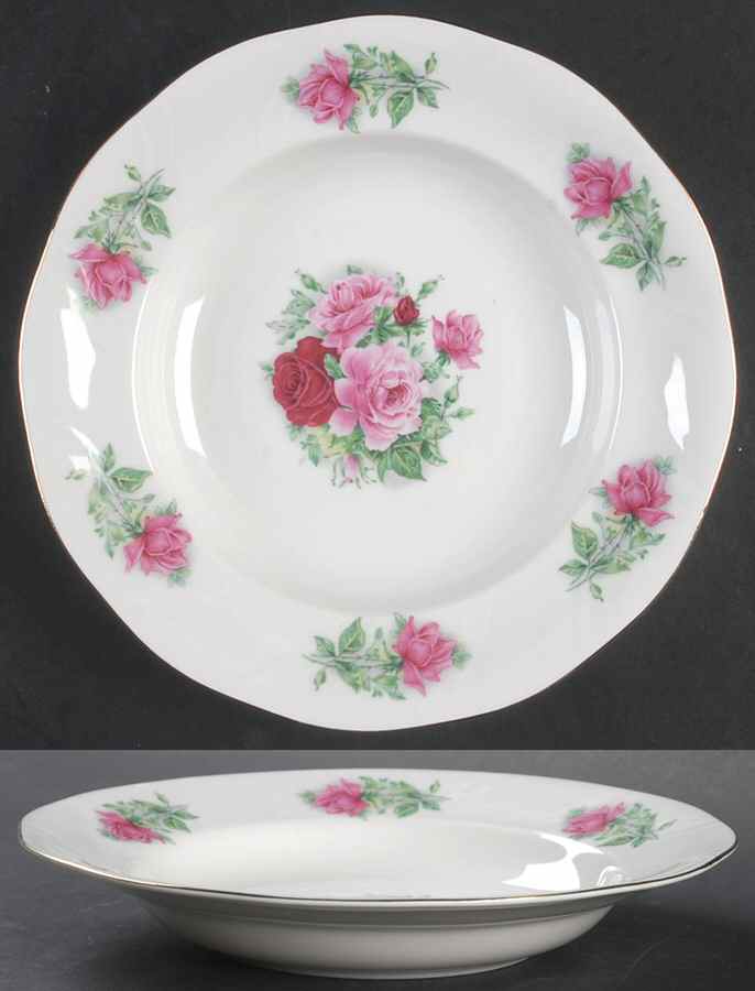 Maria (Poland) Rim Soup Bowl by Baum Brothers-1