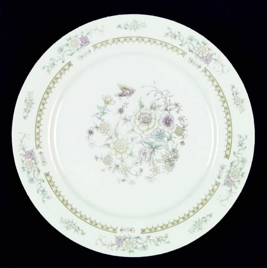 Ming Floral Dinner Plate by Baum Brothers-1