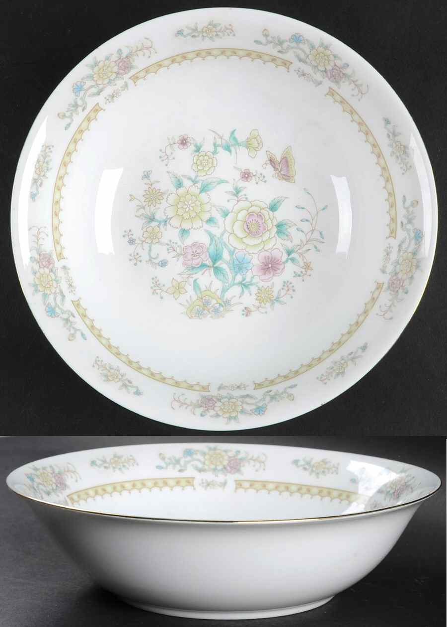 Ming Floral 9" Round Vegetable Bowl by Baum Brothers-1