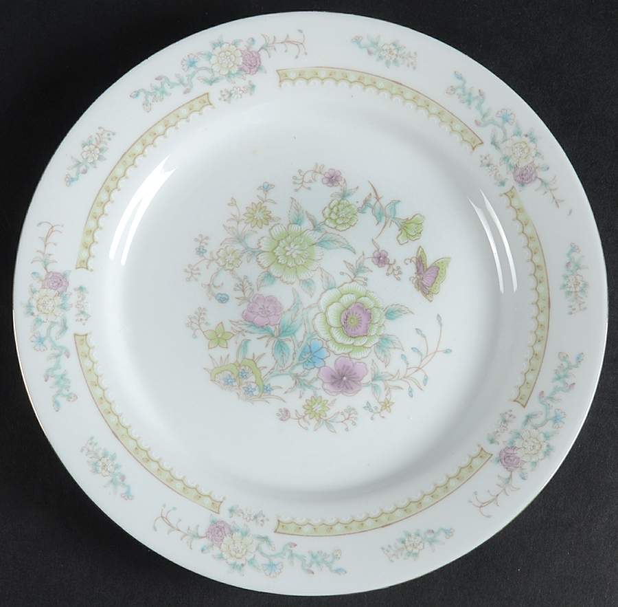 Ming Floral Salad Plate by Baum Brothers-1