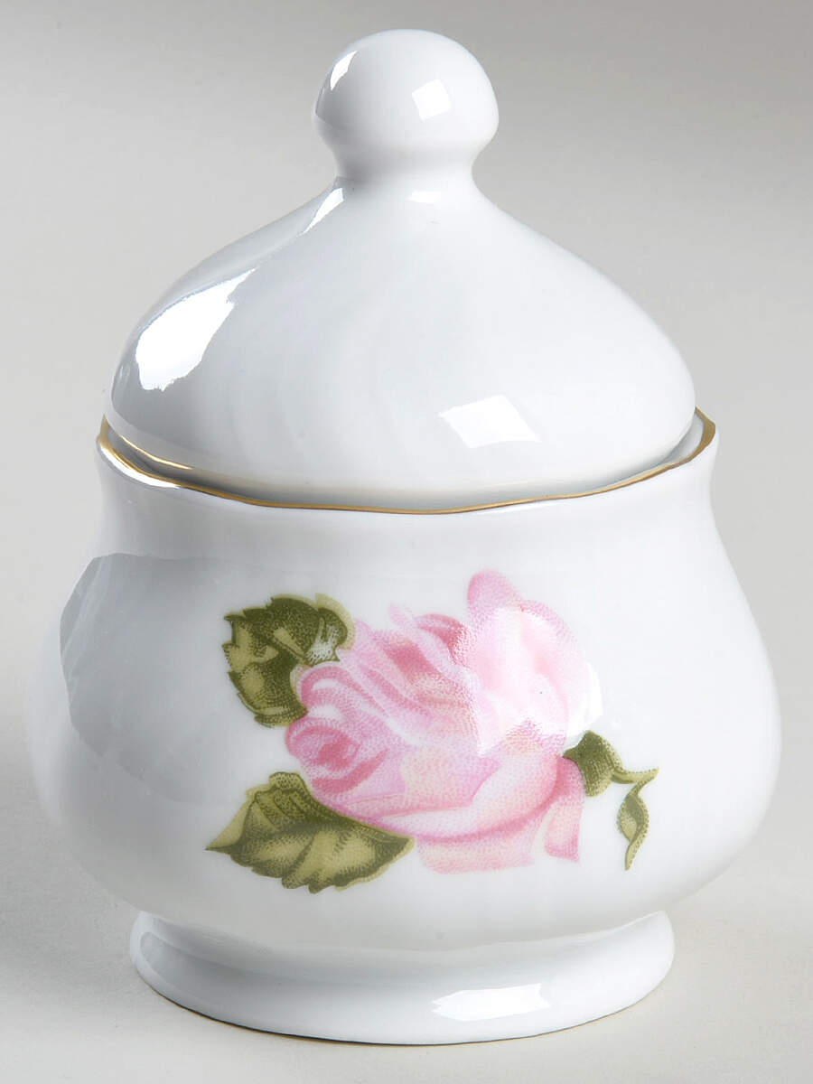 Rose Briar Sugar Bowl & Lid by Baum Brothers-1
