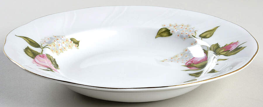 Rose Briar Rim Soup Bowl by Baum Brothers-1