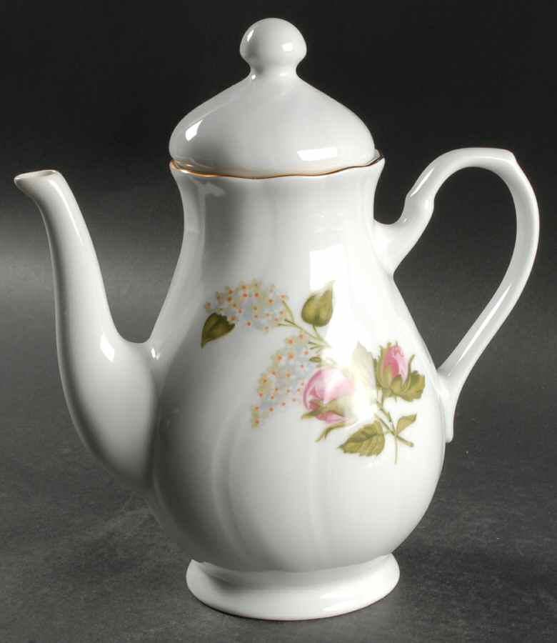 Rose Briar Coffee Pot & Lid by Baum Brothers-1