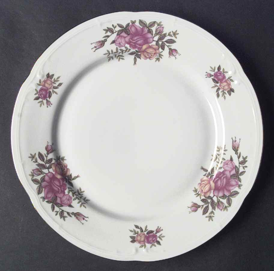 Rose Garden Dinner Plate by Baum Brothers-1