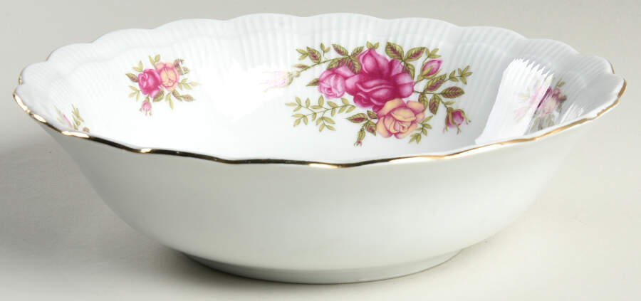 Rose Garden 9" Round Vegetable Bowl by Baum Brothers-1