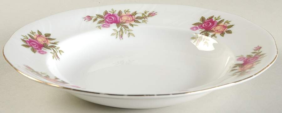 Rose Garden Rim Soup Bowl by Baum Brothers-1