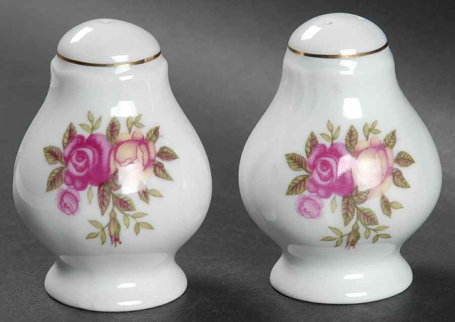 Rose Garden Salt & Pepper Set by Baum Brothers-1
