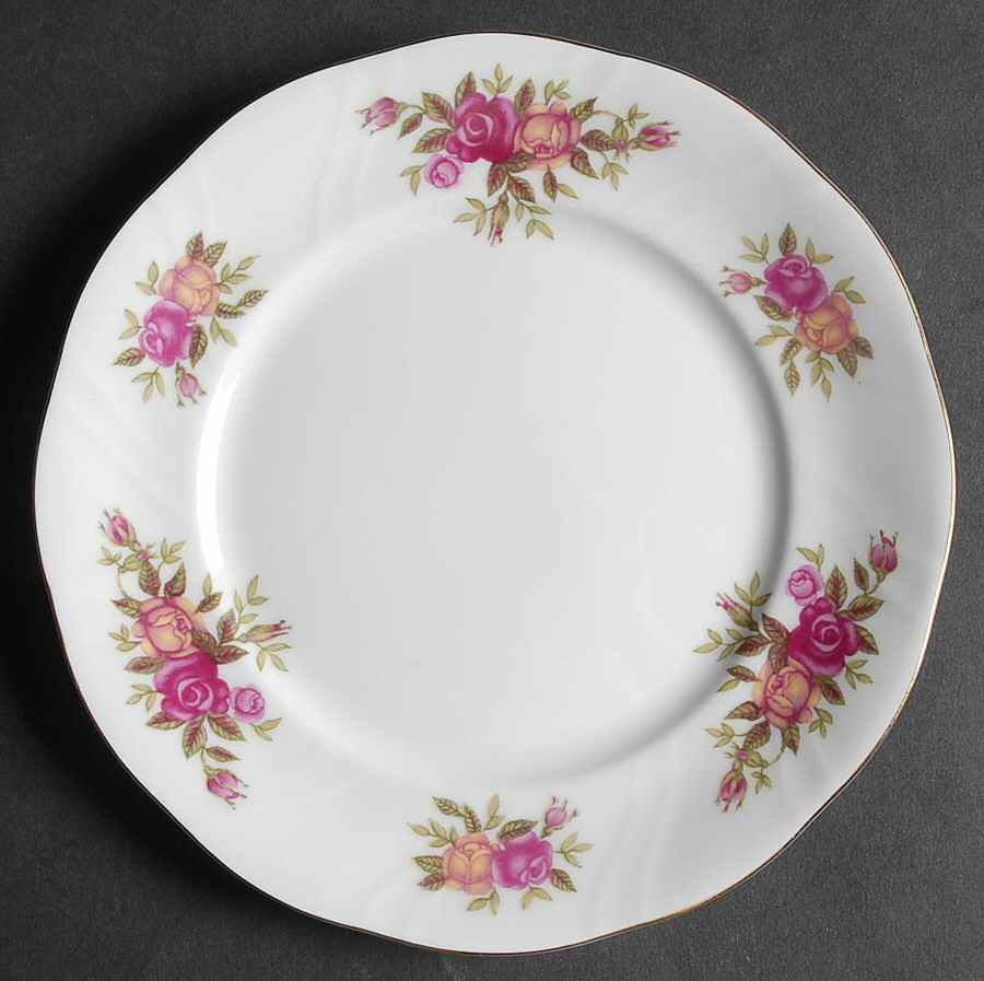Rose Garden Salad Plate by Baum Brothers-1