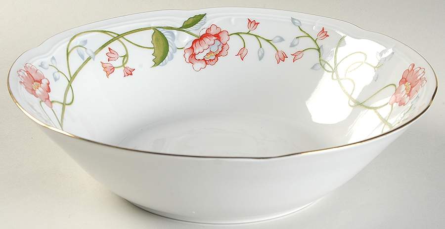 Trellis 9" Round Vegetable Bowl by Baum Brothers-1
