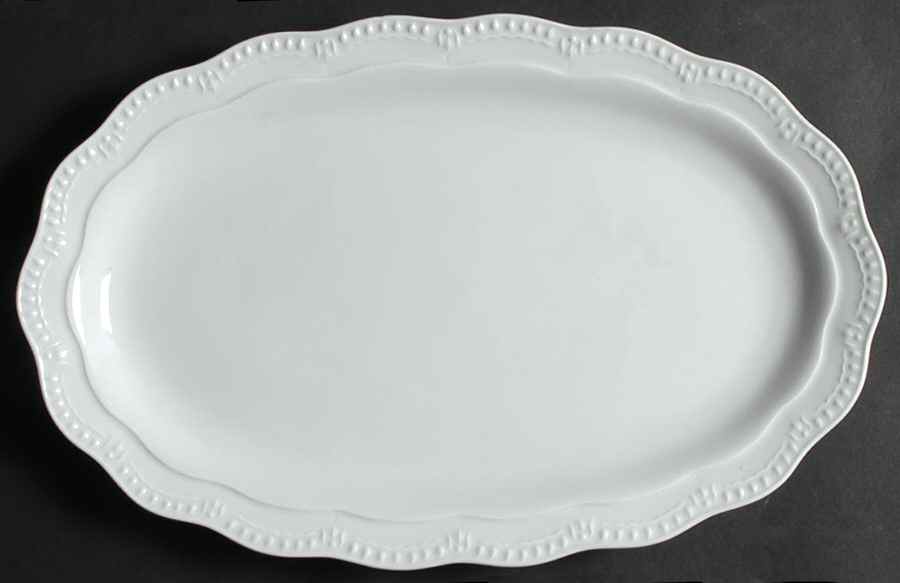 Versaille 13" Oval Serving Platter by Baum Brothers-1