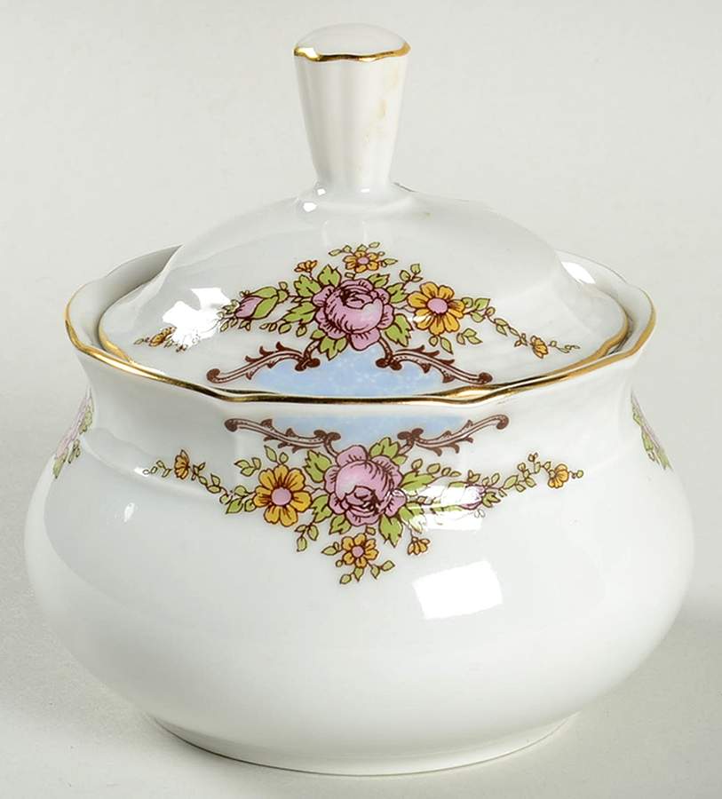 Vignette Sugar Bowl & Lid by Baum Brothers-1