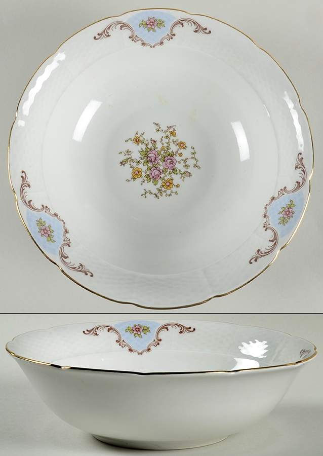Vignette 9" Round Vegetable Bowl by Baum Brothers-1