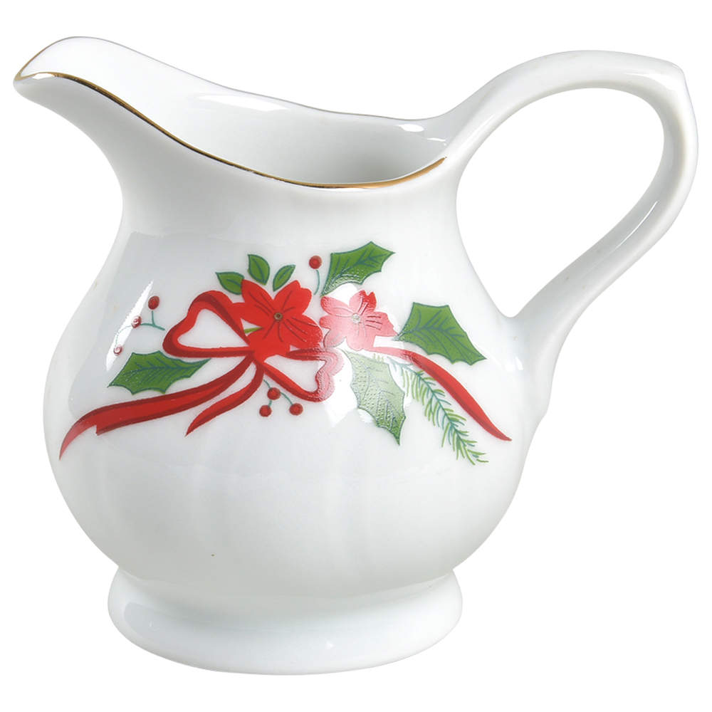 Victorian Holiday Poinsettia Creamer by Baum Brothers-1