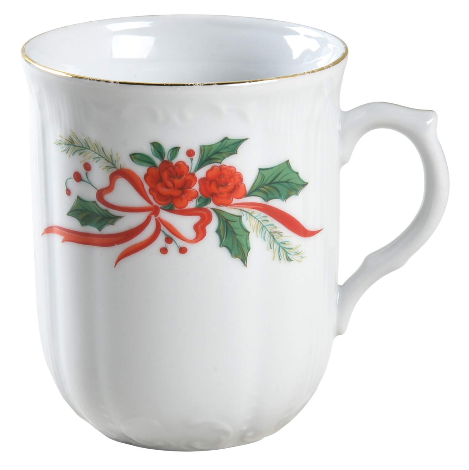 Victorian Holiday (Roses) Mug by Baum Brothers-1