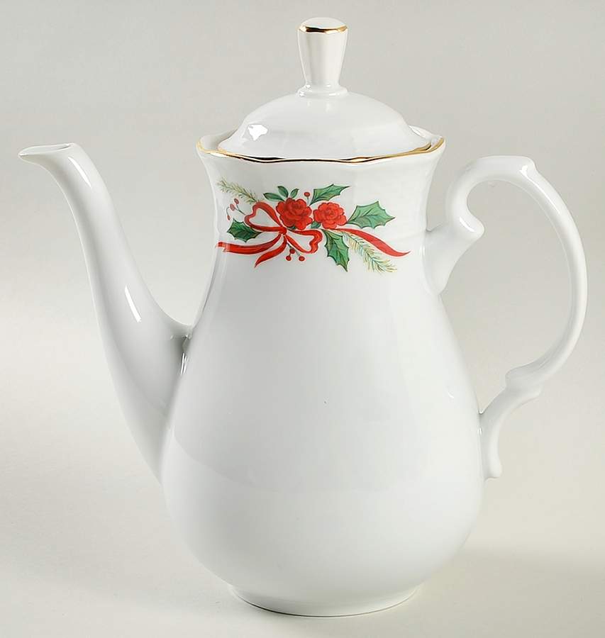 Victorian Holiday (Roses) Coffee Pot & Lid by Baum Brothers-1