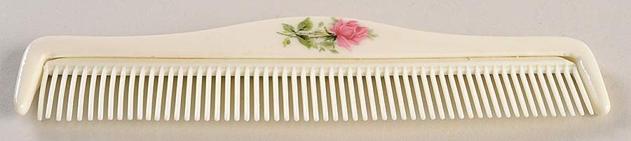 Victorian Rose Hair Comb by Baum Brothers-1