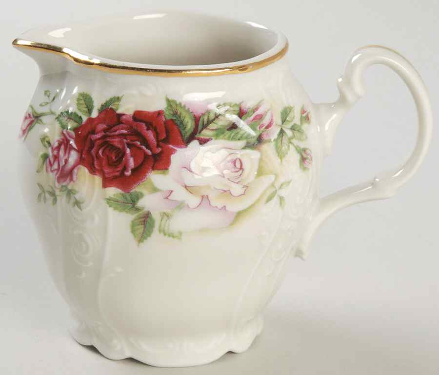 Victorian Rose Creamer by Baum Brothers-1