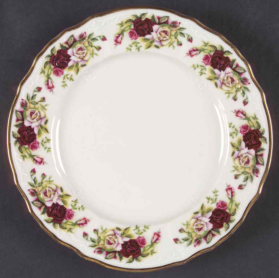 Victorian Rose Salad Plate by Baum Brothers-1