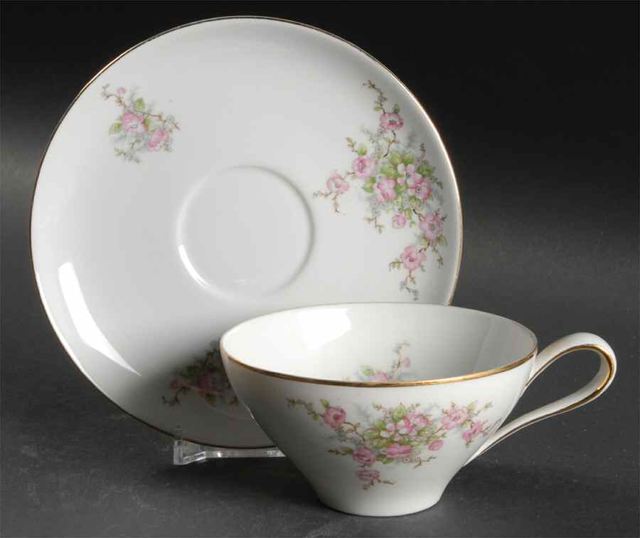 BAV4 Flat Cup & Saucer Set by Bavaria-1
