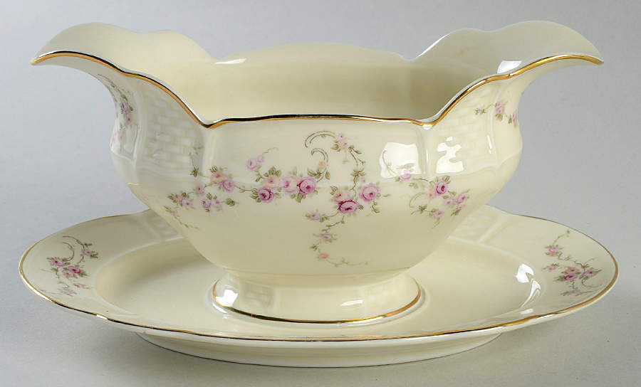2189 Gravy Boat with Attached Underplate by Bavaria-1