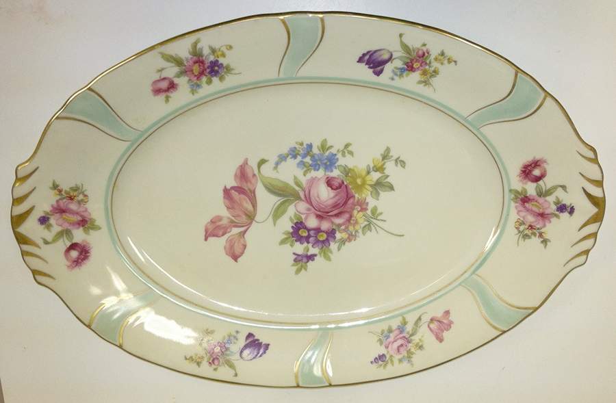 WIG1614 14" Oval Serving Platter by Winterling - Bavaria-1