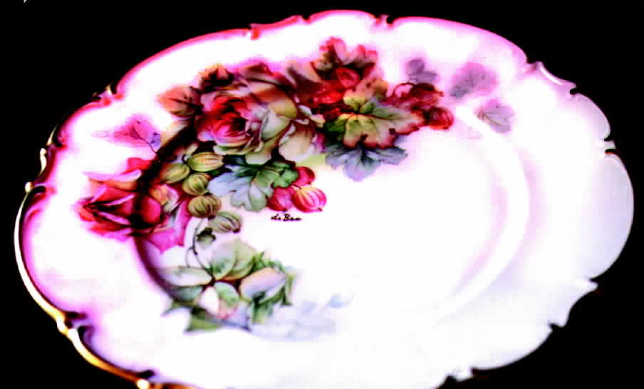 Imperial Pink Dinner Plate by Parbus-1