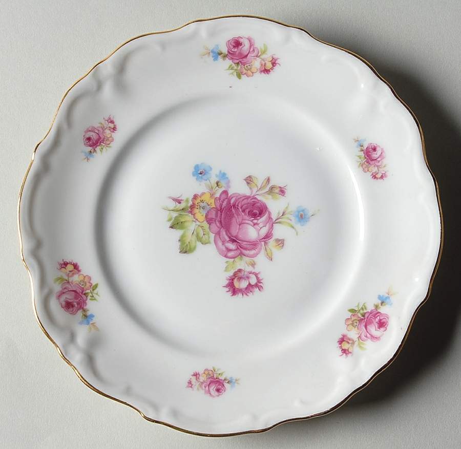 Meissen Rose Bread & Butter Plate by Bavaria-1