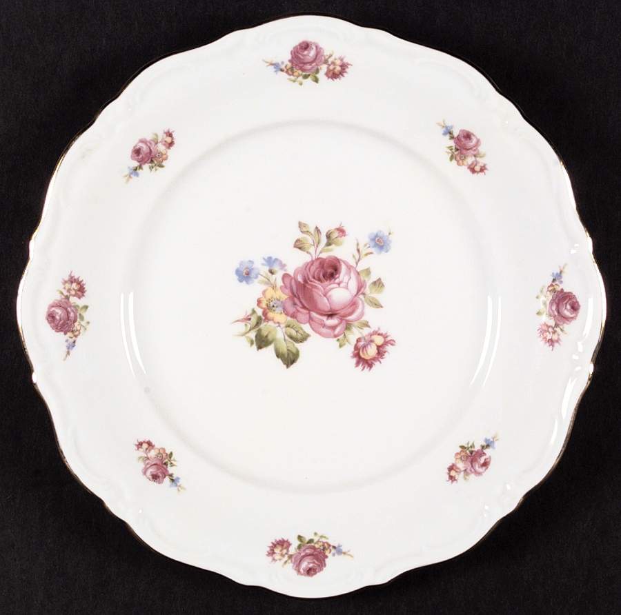 Meissen Rose Dinner Plate by Bavaria-1