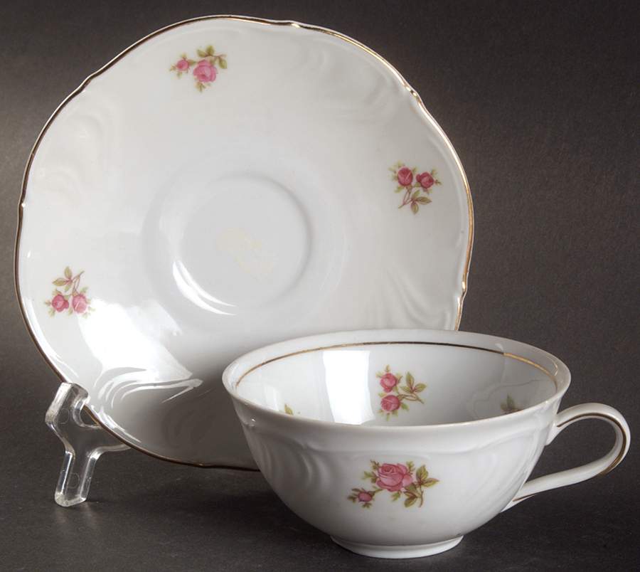 Tapestry Flat Cup & Saucer Set by Bavaria-1