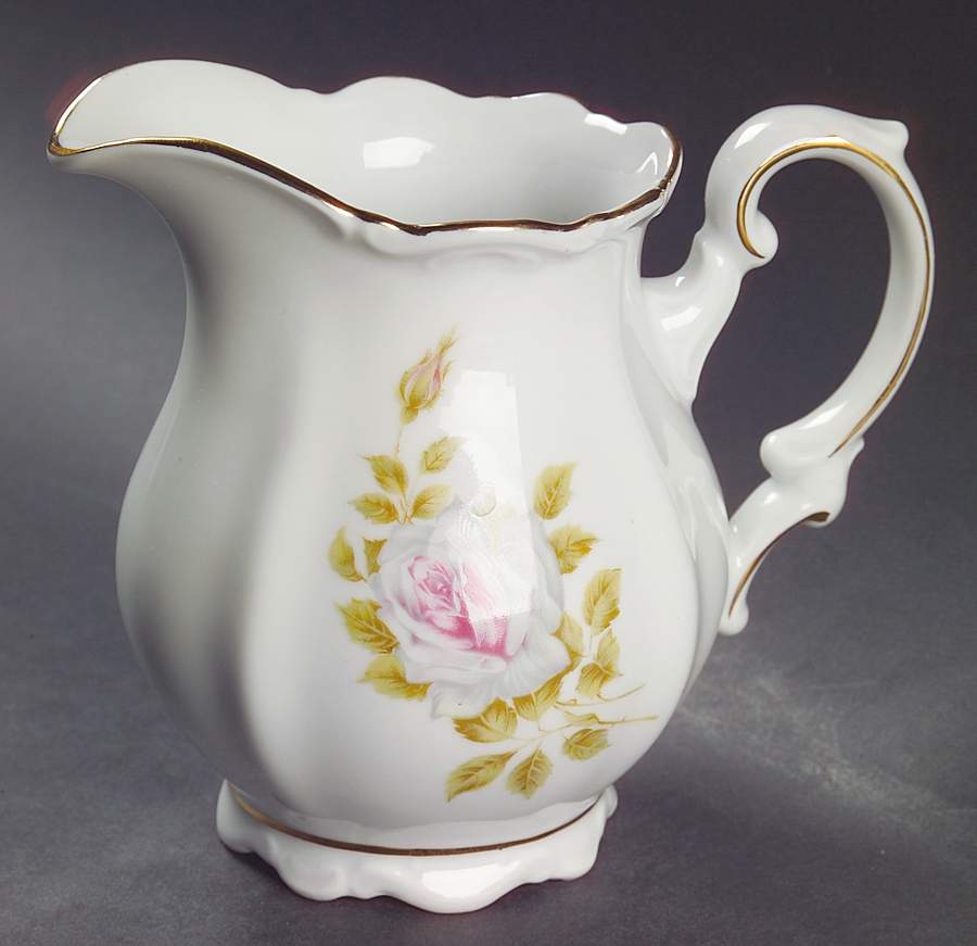 White Rose Creamer by Schumann - Bavaria-1