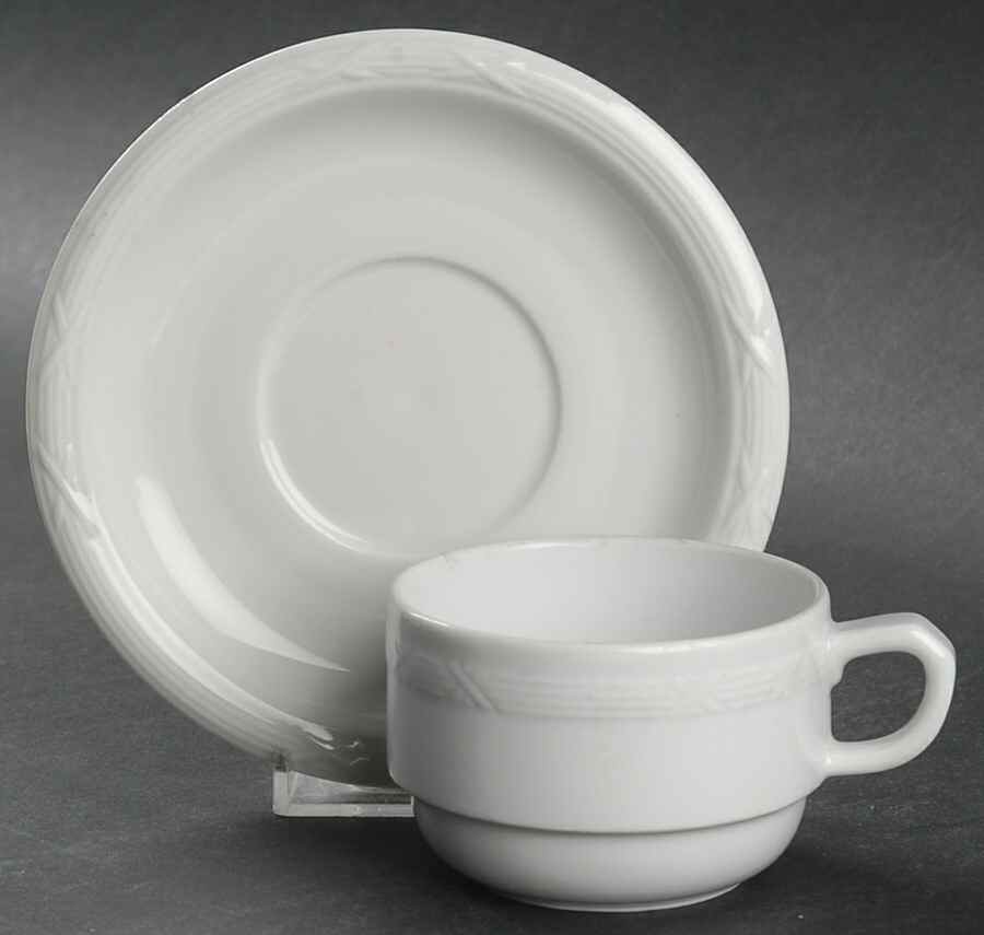 Stuttgart Flat Cup & Saucer Set by Bauscher Weiden-1