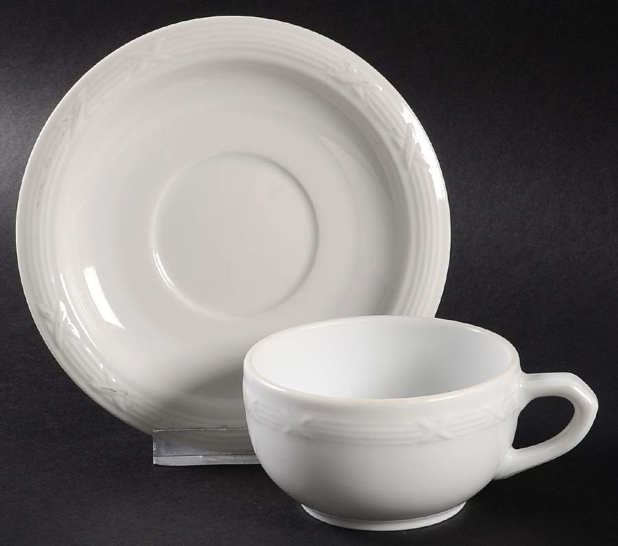 Stuttgart Flat Demitasse Cup & Saucer Set by Bauscher Weiden-1