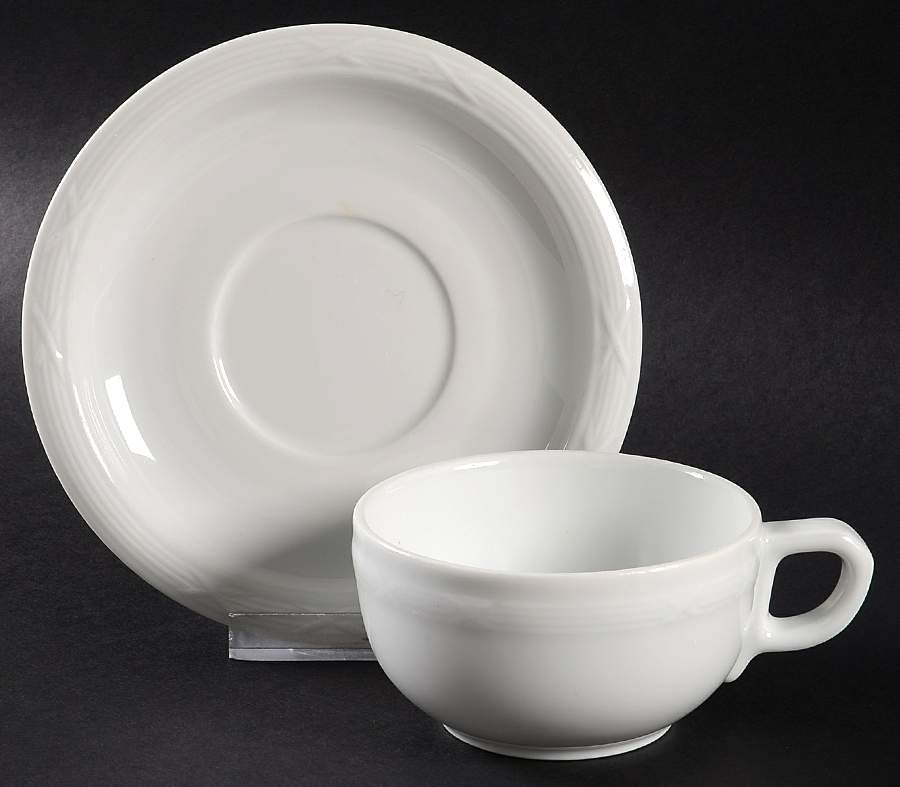 Stuttgart Flat Cup & Saucer Set by Bauscher Weiden-1