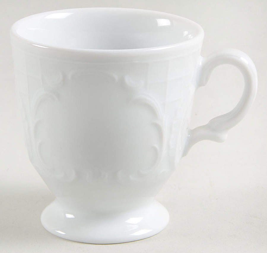 Mozart White Footed Cup by Bauscher Weiden-1