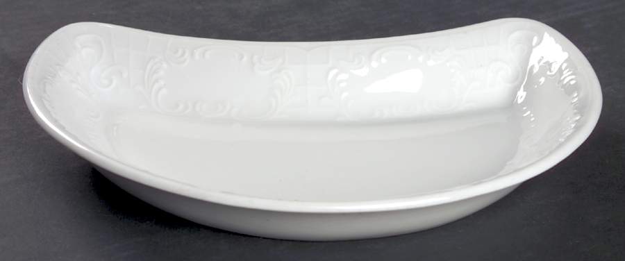 Mozart White Crescent Salad Plate by Bauscher Weiden-1