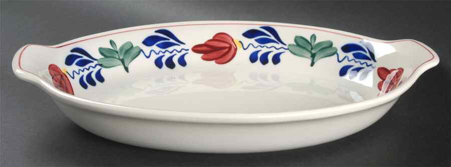 Boerenbont 12" Augratin by Boch-1