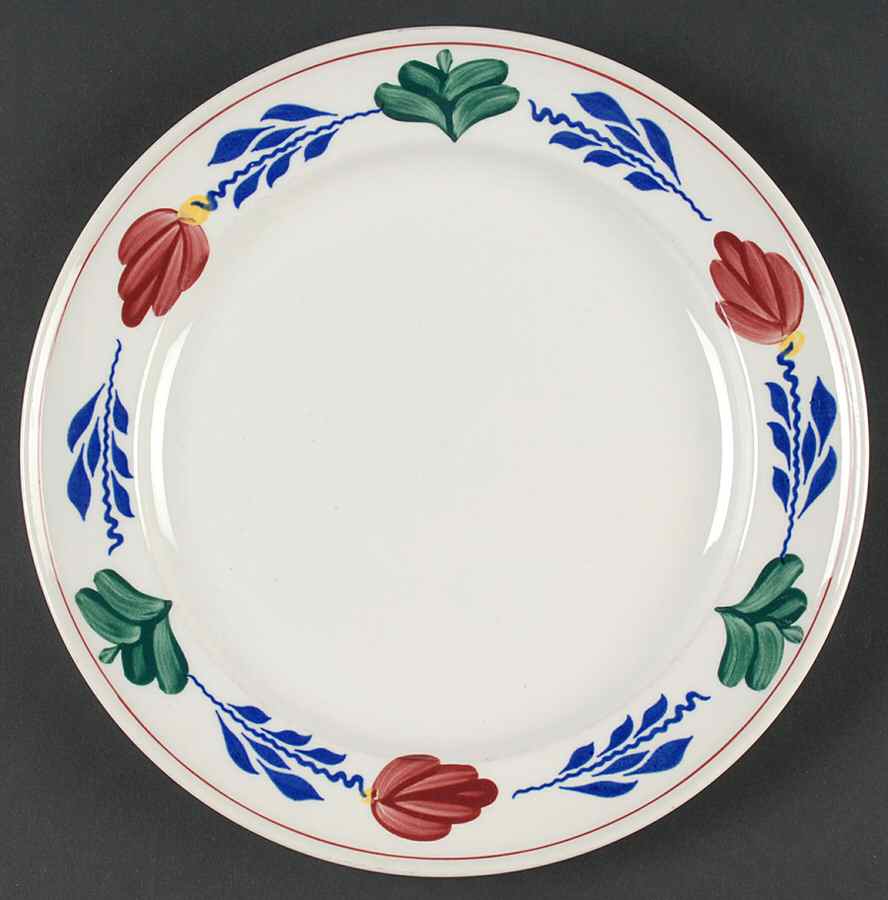 Boerenbont Luncheon Plate by Boch-1