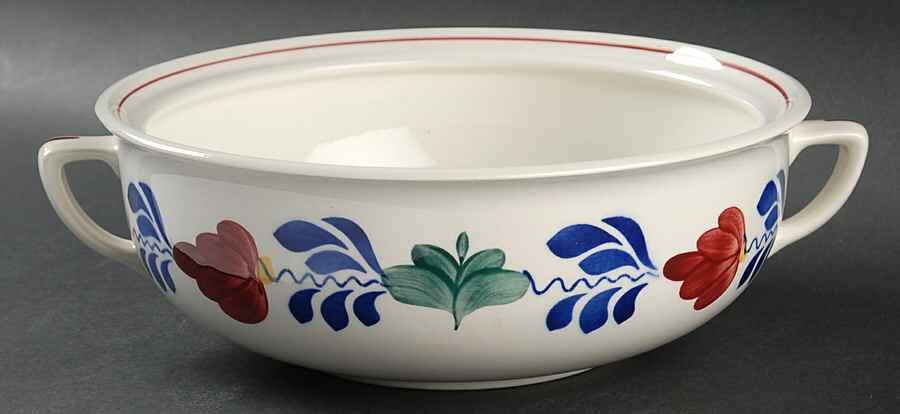 Boerenbont Round Vegetable No Lid by Boch-1