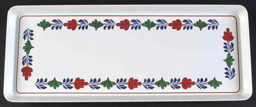 Boerenbont 15" Melamine Sandwich Tray by Boch-1