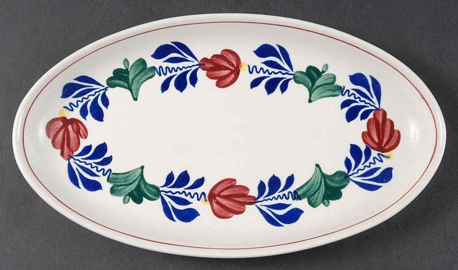 Boerenbont Underplate for Gravy Boat by Boch-1