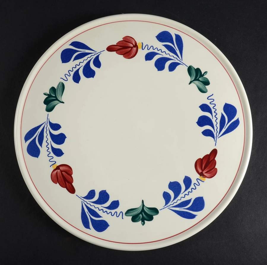 Boerenbont Cake Plate by Boch-1