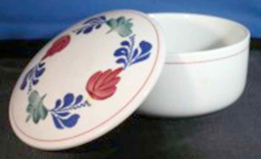 Boerenbont 4" Round Box & Lid by Boch-1