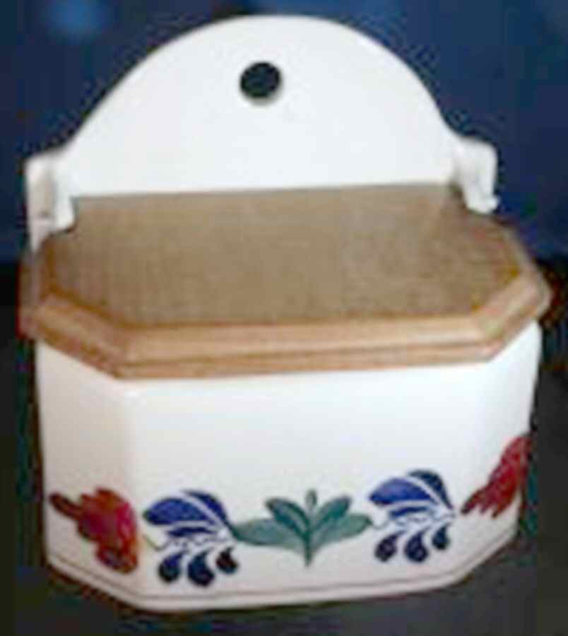 Boerenbont Salt Box & Lid by Boch-1
