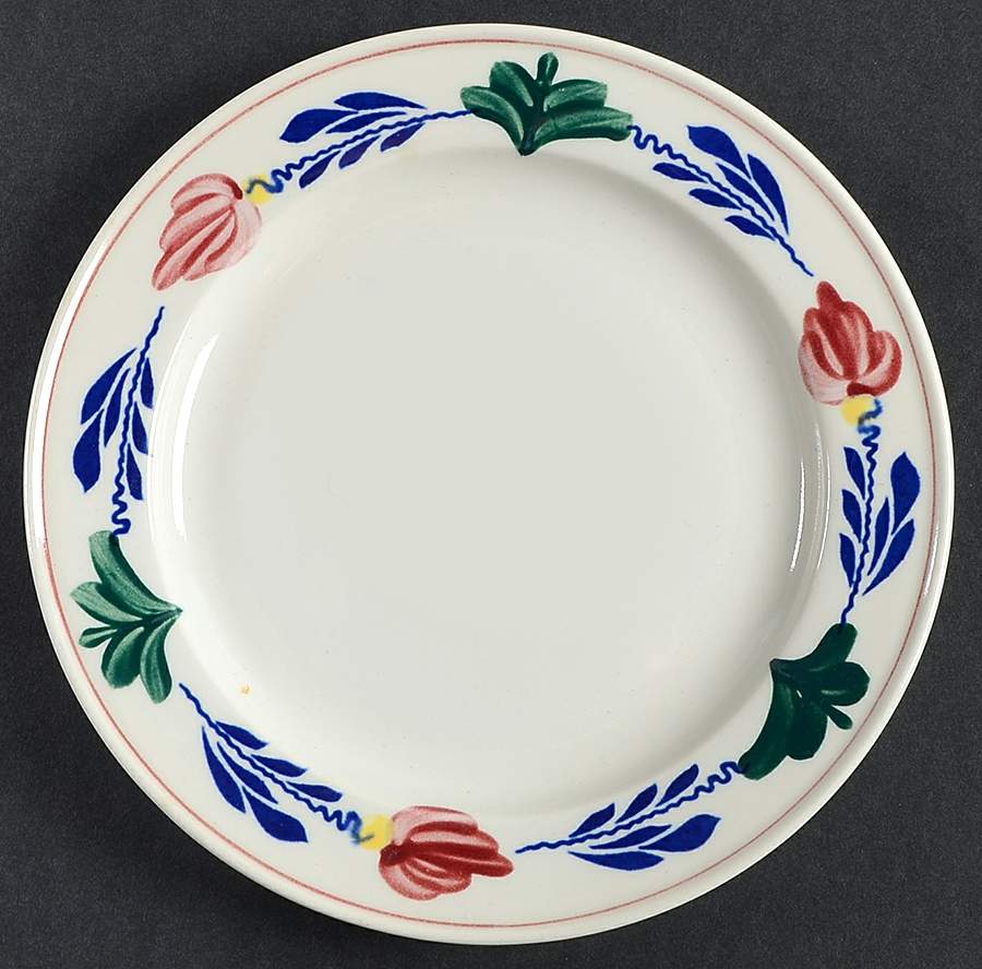 Boerenbont Bread & Butter Plate by Boch-1