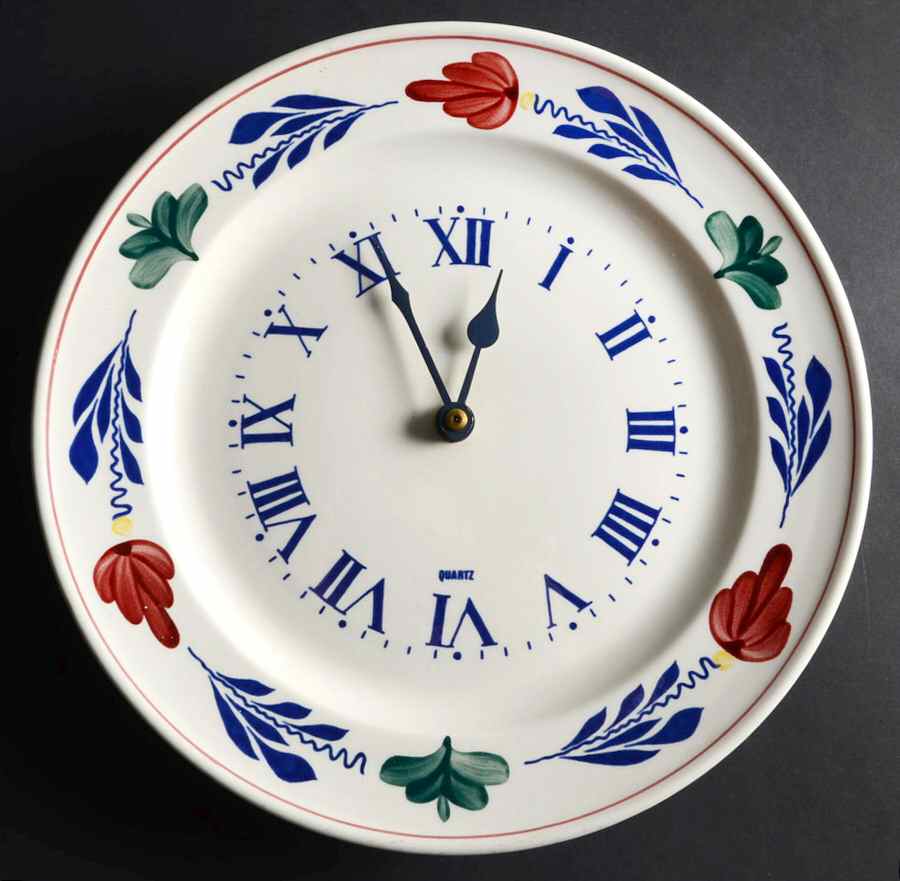 Boerenbont Clock Plate by Boch-1