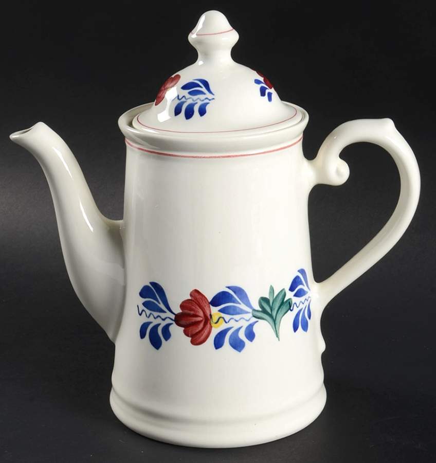 Boerenbont Coffee Pot & Lid by Boch-1