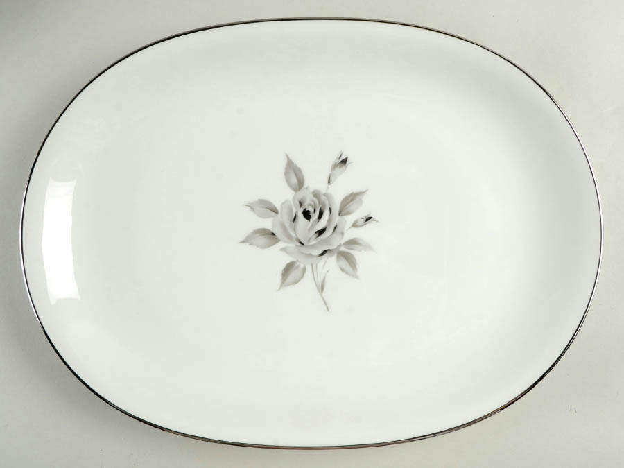 Blush Rose 14" Oval Serving Platter by Bavarian Crest-1